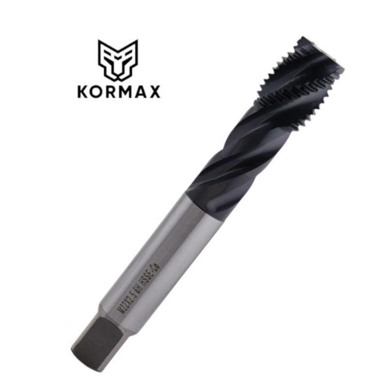 Gwintownik maszynowy skrętny Kormax M22 HSSE-Co TIALN DIN376 6H (SA512111TIALN) - 1 szt.