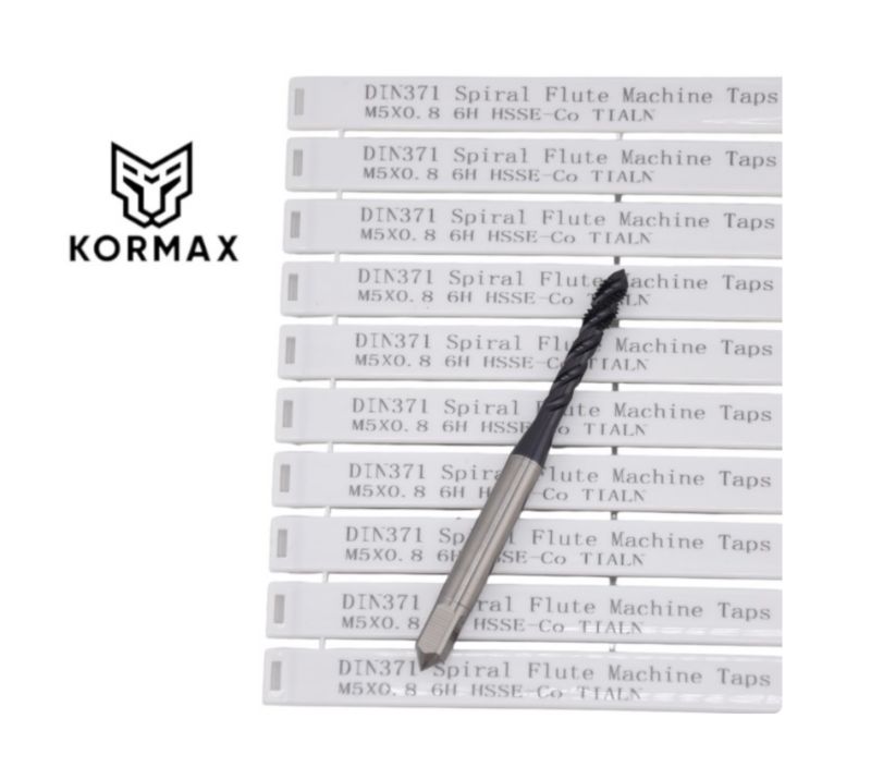 Gwintownik maszynowy skrętny Kormax M5 HSSE-Co TIALN DIN371 6H (SA512005TIALN) - 1 szt.