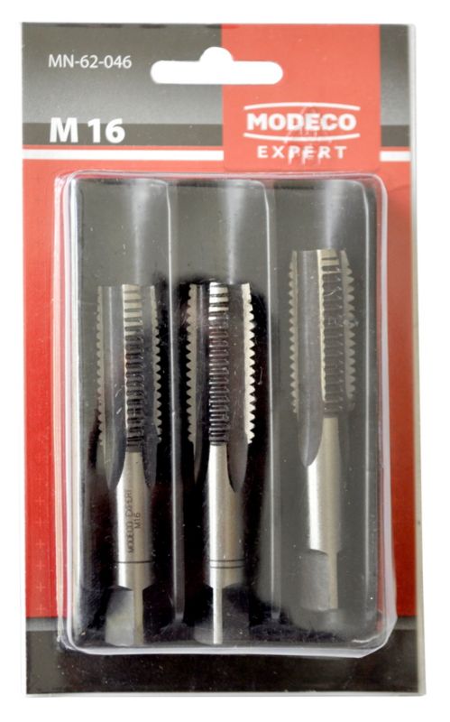 Gwintownik Modeco Expert M16 3 elementy kpl.