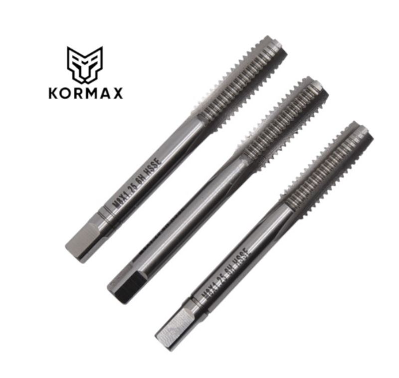 Gwintownik ręczny Kormax M12 3szt. HSSE 6H DIN352 (SZ812207) - 1 kpl.