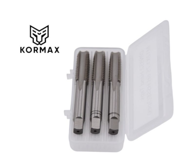 Gwintownik ręczny Kormax M12 3szt. HSSE 6H DIN352 (SZ812207) - 1 kpl.