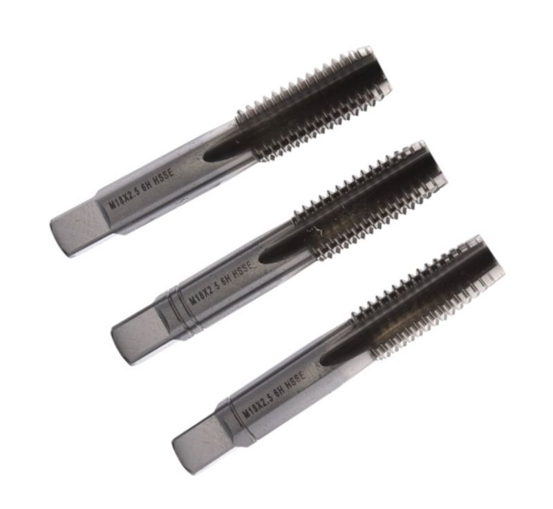 Gwintownik ręczny Kormax M18 3szt. HSSE 6H DIN352 (SZ812210) - 1 kpl.