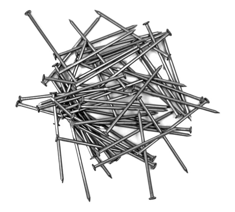 Gwoździe budowlane 3,0x80mm Emiko 3 cale czarne gładkie 5kg ok. 1100szt.