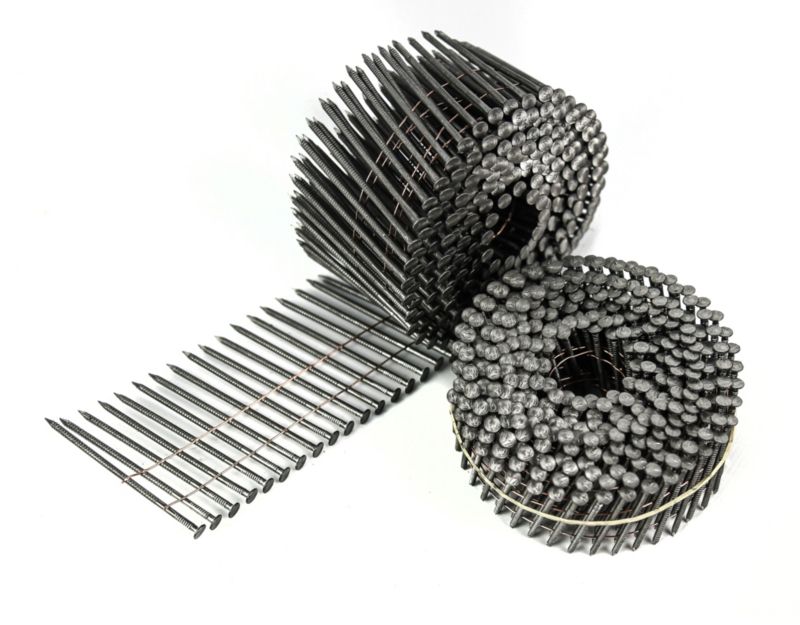 Gwoździe do gwoździarki łączone drutem Emiko 2,5x50mm pierścieniowe bębnowe koletowane 5400szt.