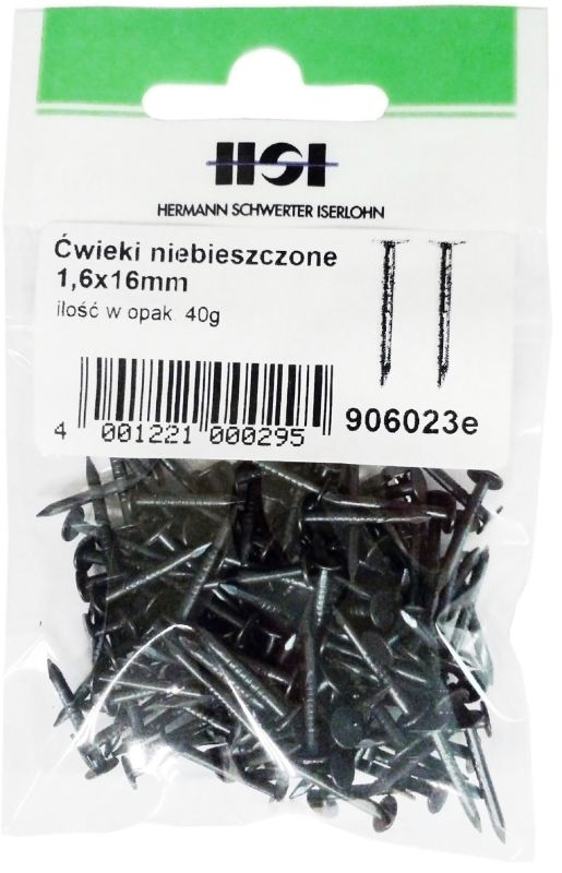 Gwoździe tapicerskie stal 1,6 x 16 mm 40 g