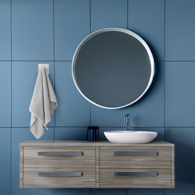 Haczyki łazienkowe Rodeno na ręczniki białe kwadratowe 2 szt.