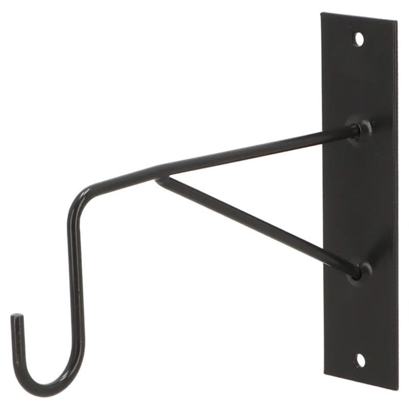 Hak do donic Esschert Design czarny metal 16,2x20,7x4 cm 1 szt.
