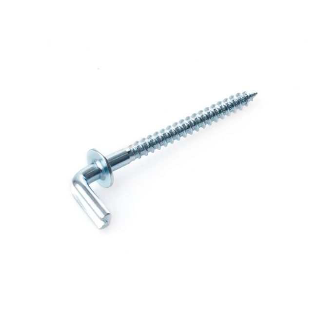 Hak wkręcany 3,5 x 48 mm ocynkowany z ogranicznikiem 1 szt.