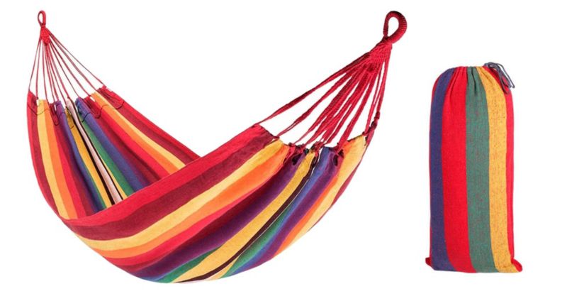 Hamak 1 Osobowy Tutumi 480142B Żółty 265X90X1Cm 1Szt