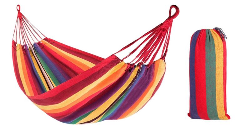 Hamak 2 Osobowy Tutumi 480143A Żółty 230X140X1Cm 1Szt