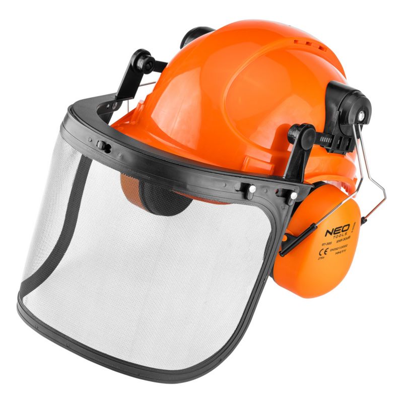 Hełm ochronny NEO TOOLS dla pilarza 3 w 1,  97-395, 1 szt.