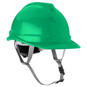 Hełm przemysłowy NEO TOOLS z paskiem podbródkowym, zielony 1 szt