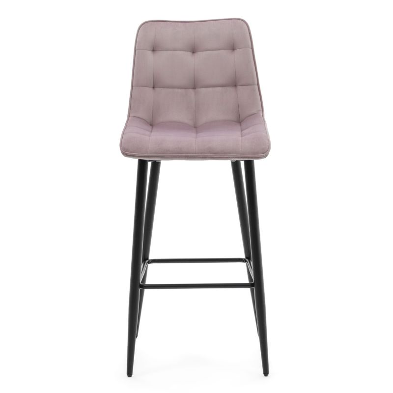 Hoker barowy tapicerowany New Home CHIC różowy welurowy bluvel 1 szt.