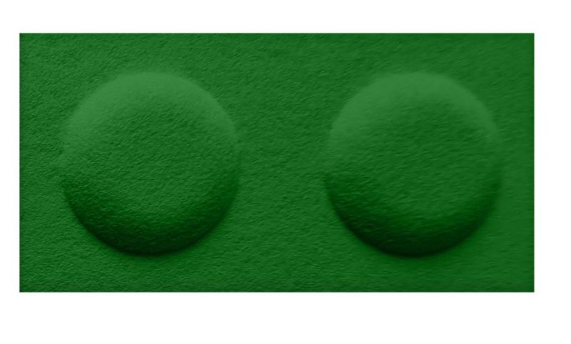 HomeAndMe Panel akustyczny w kształcie klocka 3D z filcu PET 30x15cm, ekologiczna mata ścienna, miękka i wygłuszająca, 1szt.