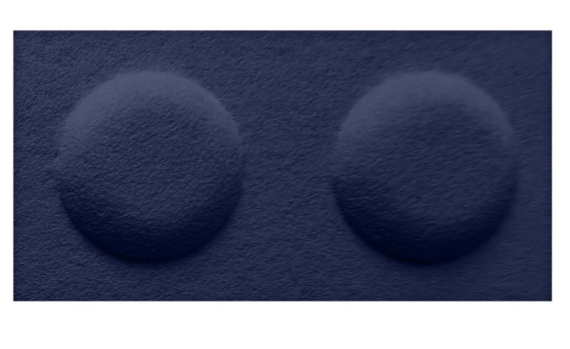 HomeAndMe Panel akustyczny w kształcie klocka 3D z filcu PET 30x15cm, ekologiczna mata ścienna, miękka i wygłuszająca, 1szt.