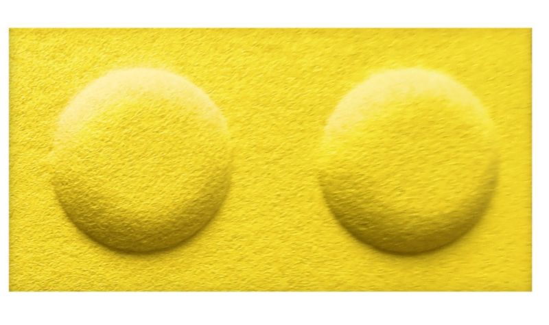HomeAndMe Panel akustyczny w kształcie klocka 3D z filcu PET 30x15cm, ekologiczna mata ścienna, miękka i wygłuszająca, 1szt.