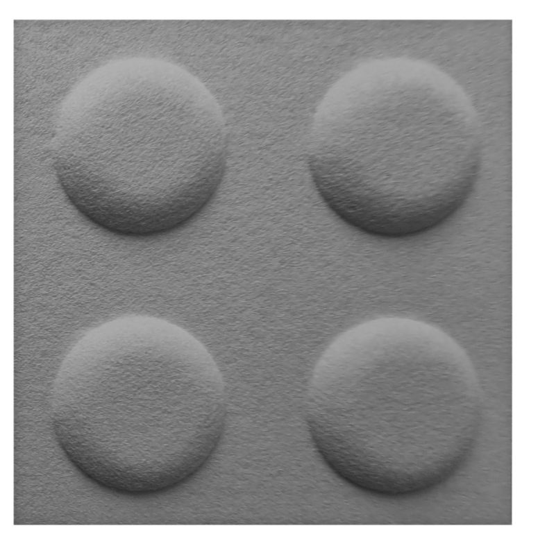 HomeAndMe Panel akustyczny w kształcie klocka 3D z filcu PET 30x30cm, ekologiczna mata ścienna, miękka i wygłuszająca, 1szt.