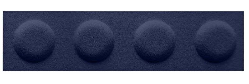 HomeAndMe Panel akustyczny w kształcie klocka 3D z filcu PET 60x15cm, ekologiczna mata ścienna, miękka i wygłuszająca, 1szt.