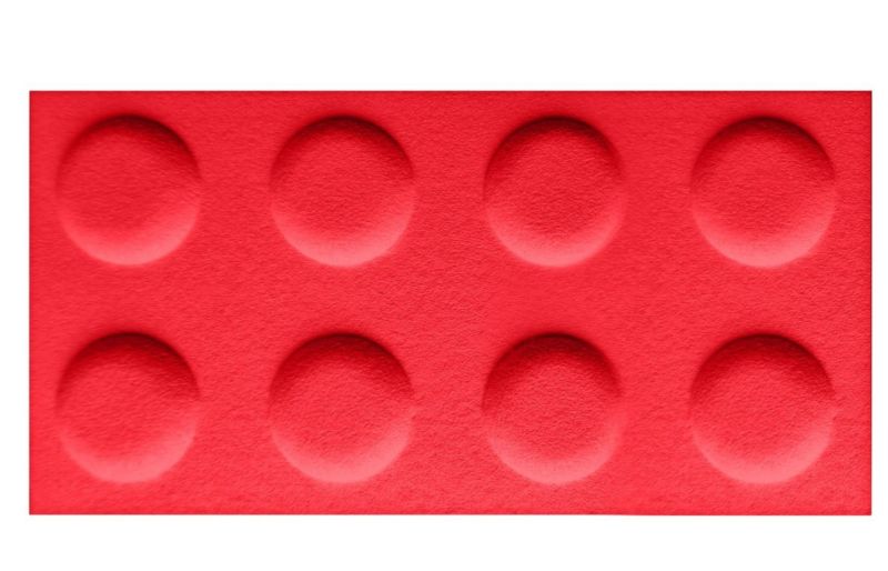 HomeAndMe Panel akustyczny w kształcie klocka 3D z filcu PET 60x30cm, ekologiczna mata ścienna, miękka i wygłuszająca, 1szt.