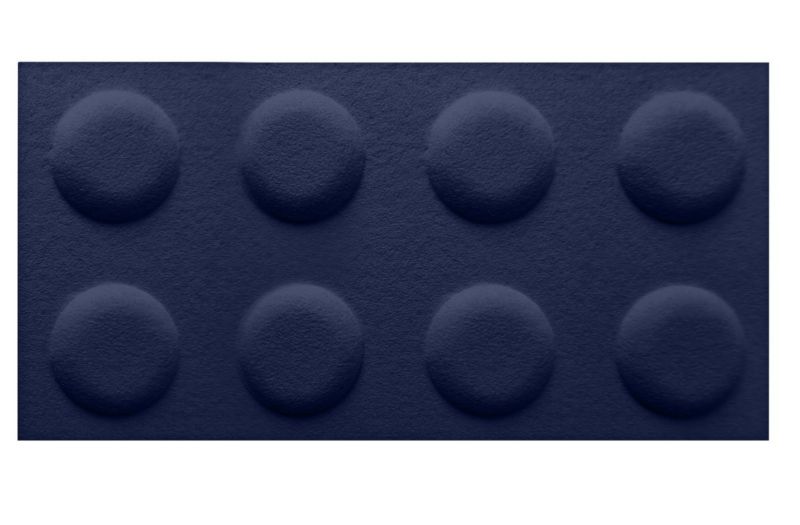 HomeAndMe Panel akustyczny w kształcie klocka 3D z filcu PET 60x30cm, ekologiczna mata ścienna, miękka i wygłuszająca, 1szt.
