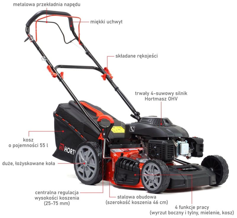 HORTMASZ HKS EC 346 N HD160 / Kosiarka spalinowa