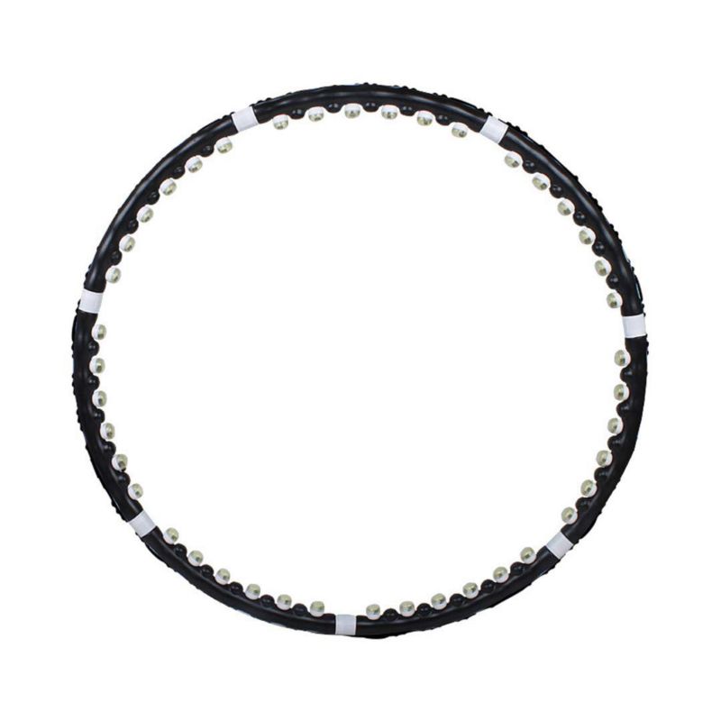 Hula hop Springos z masażerem 100 cm czarne 1 szt.