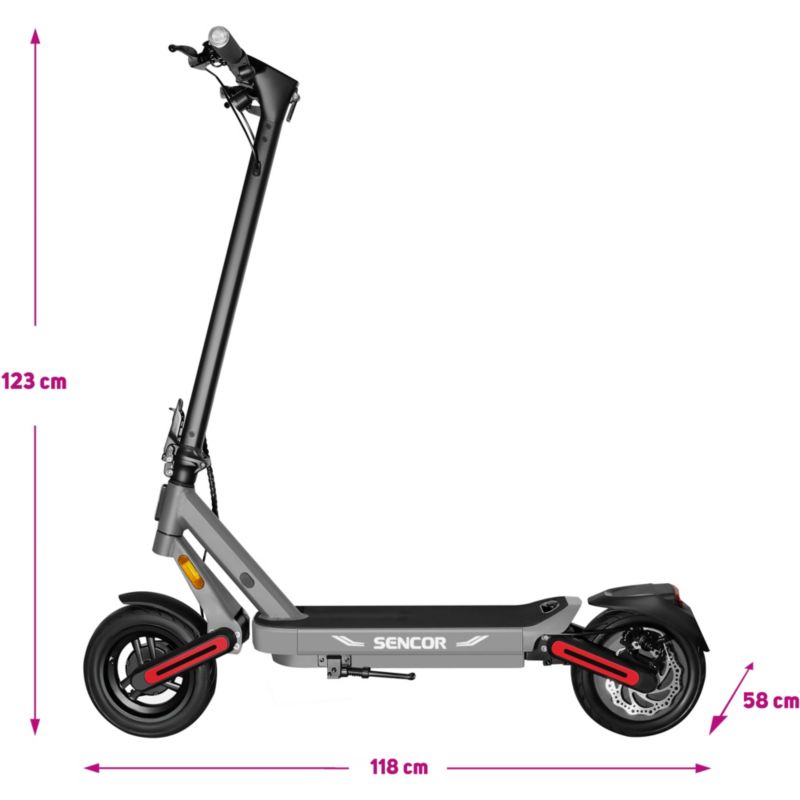 Hulajnoga Elektryczna Sencor Scooter S71 Dark 500W 1szt