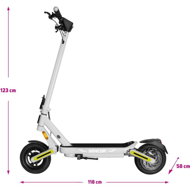 Hulajnoga Elektryczna Sencor Scooter S71 Light 500W 1szt