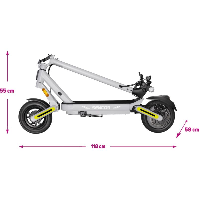 Hulajnoga Elektryczna Sencor Scooter S71 Light 500W 1szt