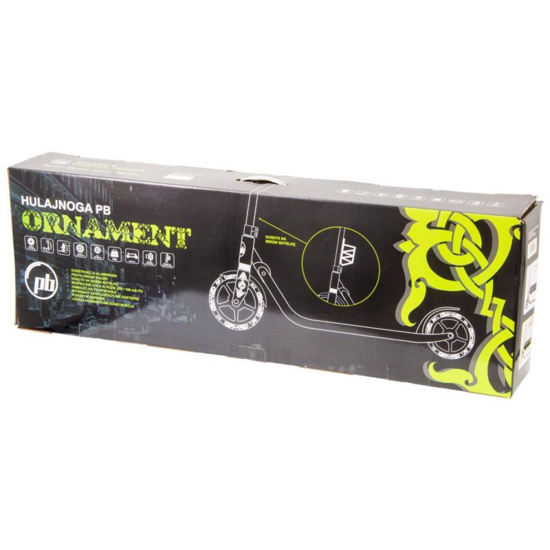 Hulajnoga Enero  Pb Ornament 230mm zielona  1szt.