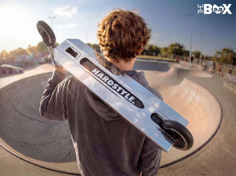 Hulajnoga wyczynowa Soke Box srebrno-czarny SCS ABEC-9 Hollow Core 110 mm 1szt.