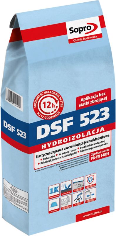 Hydroizolacja tarasu Sopro DSF523 4 kg