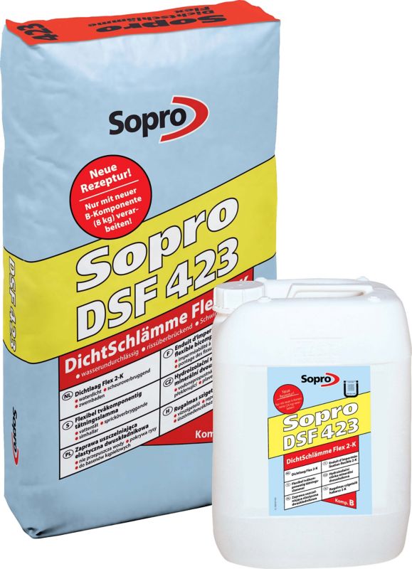 Hydroizolacja tarasu Sopro składnik A DSF423 24 kg