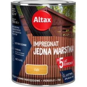 Impregnat Altax Jedna Warstwa dąb 0,75 l