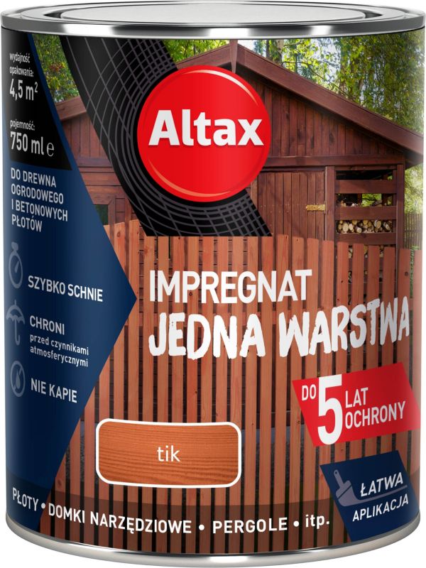 Impregnat Altax Jedna Warstwa tik 0,75 l
