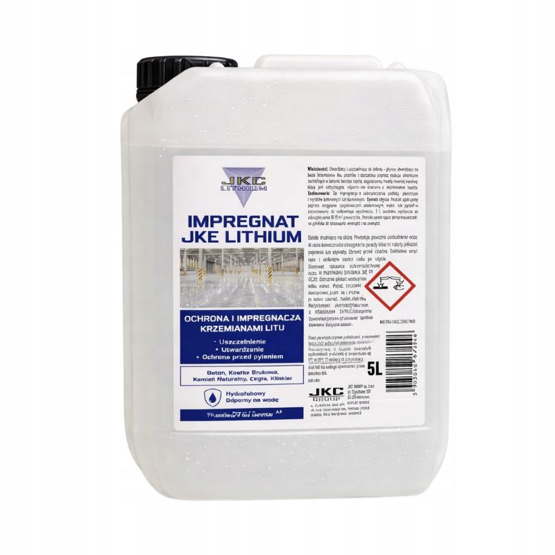 Impregnat do betonu JKC LITHIUM w technologii krzemianu litu 5L