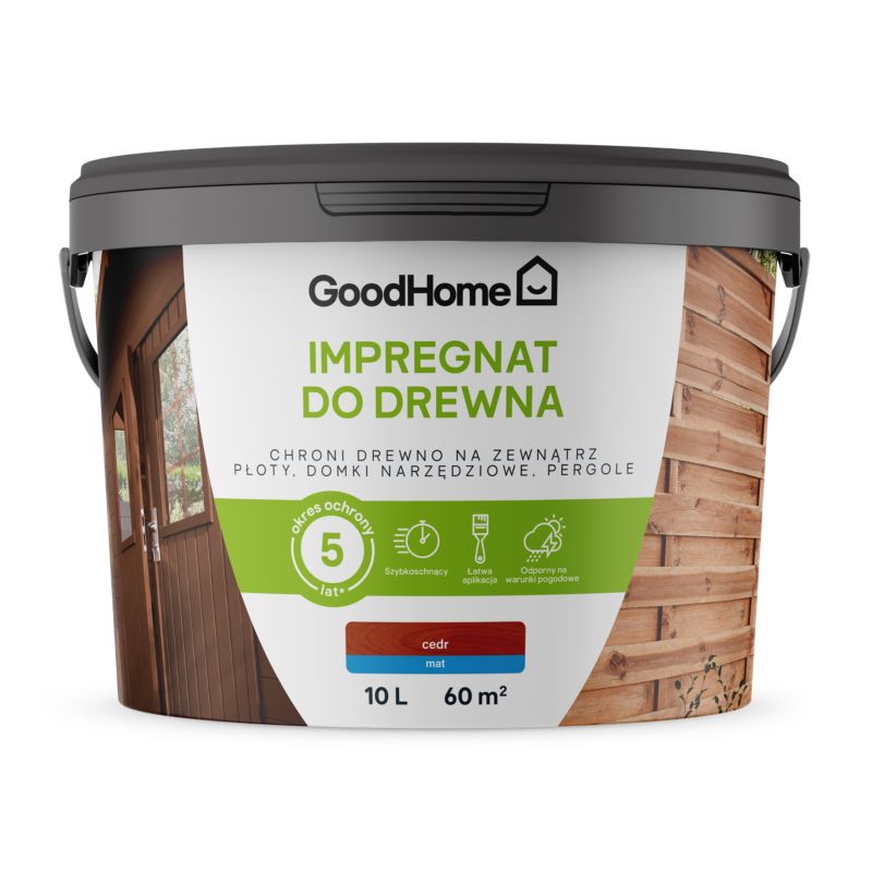 Impregnat do drewna GoodHome cedr 10 l