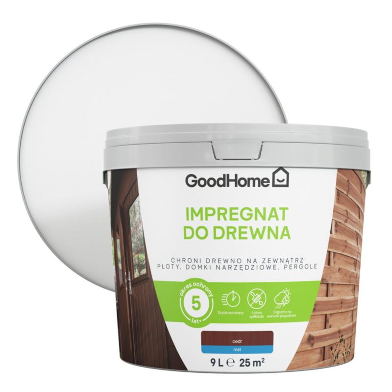 Impregnat do drewna GoodHome cedr 10 l