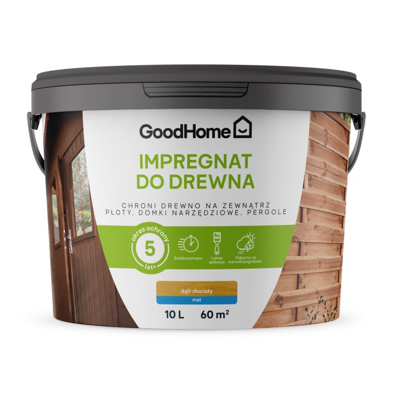 Impregnat do drewna GoodHome dąb złocisty 10 l