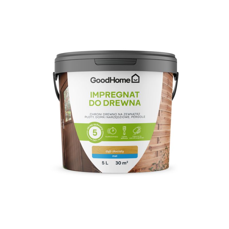 Impregnat do drewna GoodHome dąb złocisty 5 l