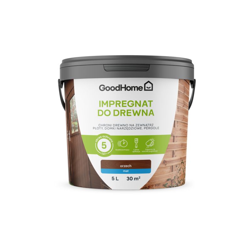 Impregnat do drewna GoodHome orzech 5 l