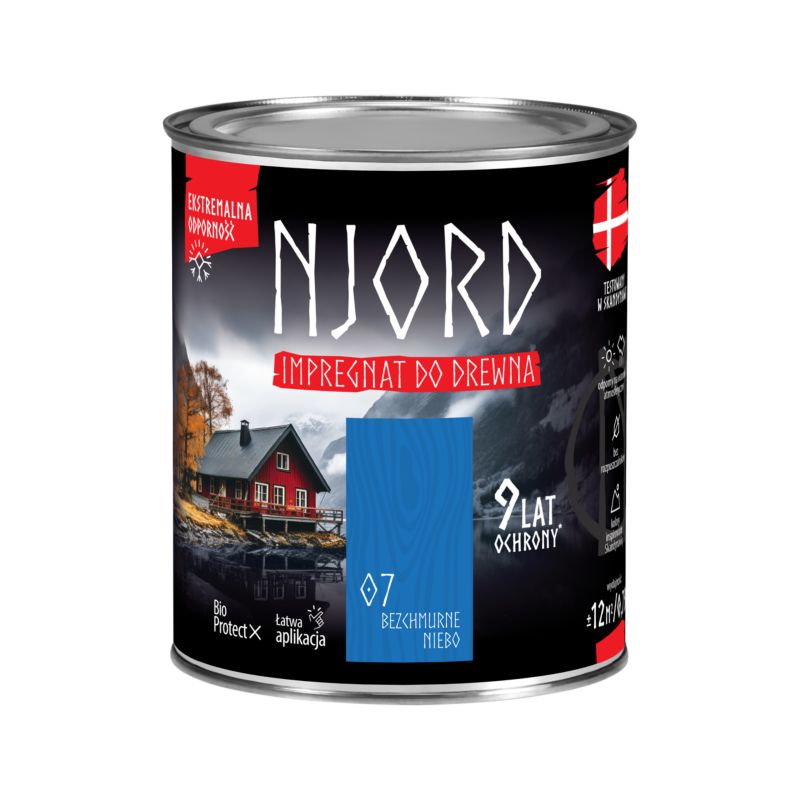 Impregnat do drewna Njord bezchmurne niebo 0,75 l