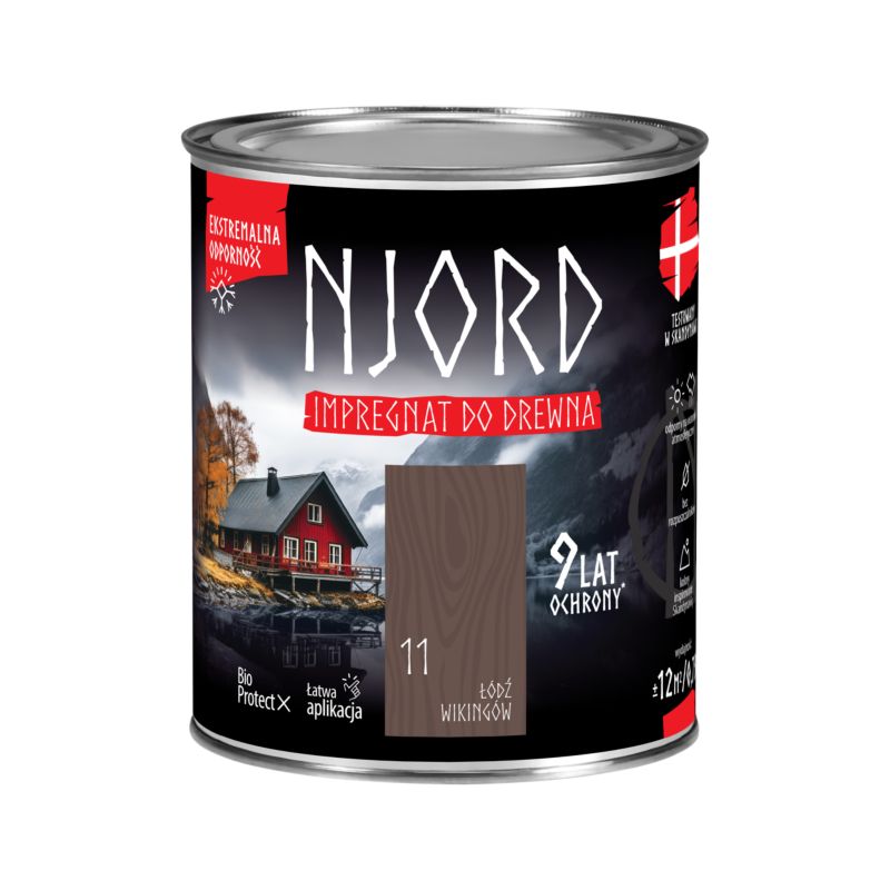 Impregnat do drewna Njord łódź wikingów 0,75 l