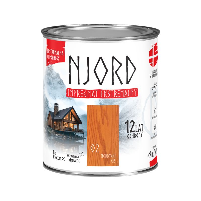 Impregnat do drewna Njord nordycki cis 0,75 l