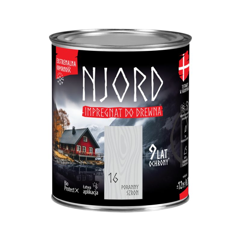 Impregnat do drewna Njord poranny szron 0,75 l