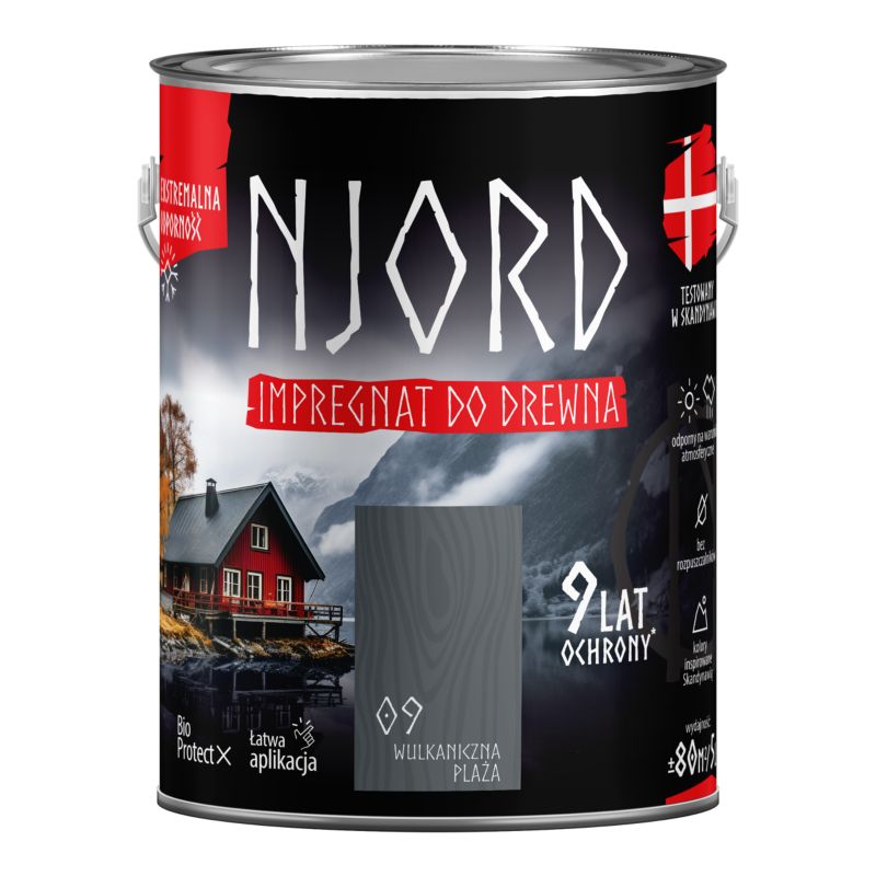 Impregnat do drewna Njord wulkaniczna plaża 5 l