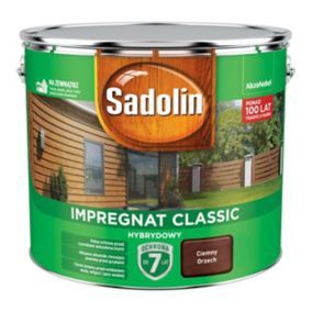 Impregnat do drewna Sadolin Hybrydowy ciemny orzech 9 l