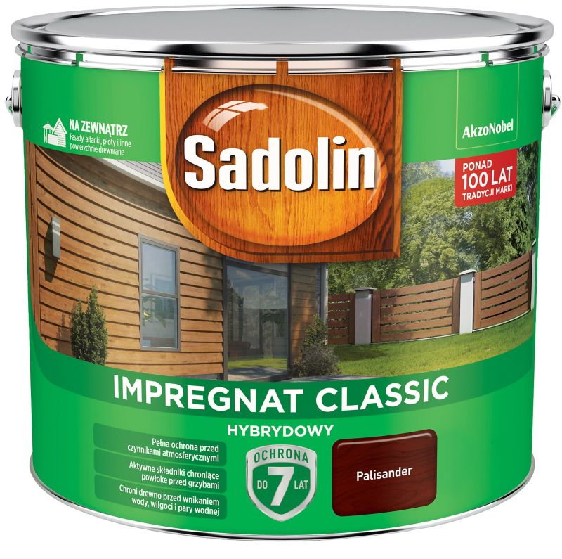 Impregnat do drewna Sadolin Hybrydowy palisander 9 l