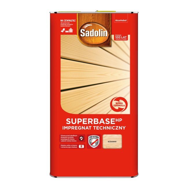 Impregnat do drewna Sadolin SuperBase HP 5 l