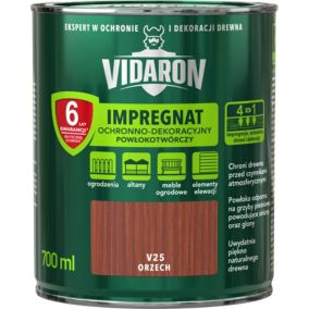 Impregnat do drewna Vidaron orzech 0,7 l